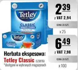 Eurocash Tetley Classic herbata czarna oferta