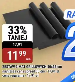 bi1 Zestaw 3 mat grillowych 40x33 cm oferta