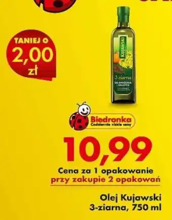Olej Kujawski 3 ziarna, 750 ml