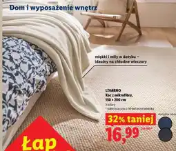 Lidl LIVARNO Koc z mikrofibry oferta