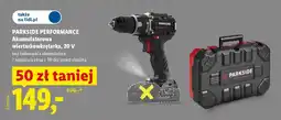 Lidl PARKSIDE PERFORMANCE Akumulatorowa wiertarko-wkrętarka, 20 V oferta
