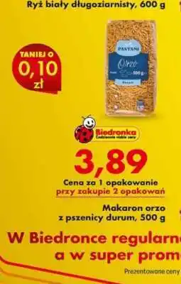 Makaron orzo z pszenicy durum, 500 g