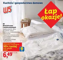Lidl W5 Worek lub zestaw 2 worków próżniowych oferta