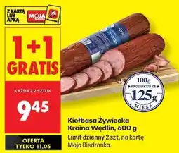 Biedronka Kiełbasa Żywiecka Kraina Wędlin 600 g oferta