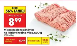 Biedronka Mięso mielone z indyka na kotlety Kraina Mięs 500 g oferta