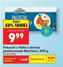Biedronka Paluszki z fileta z dorsza panierowane Marinero , 300 g oferta