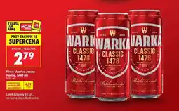 Biedronka Piwo Warka Jasne Pełne , 500 ml oferta