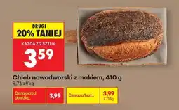 Biedronka Chleb nowodworski z makiem, 410 g oferta
