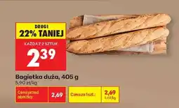 Biedronka Bagietka duża 405 g oferta