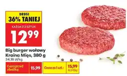 Biedronka Big burger wołowy Kraina Mięs, 380 g oferta