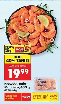 Biedronka Krewetki całe Marinero 400 g oferta