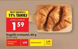 Biedronka Rogalik croissant 60 g oferta