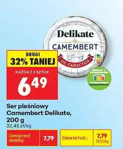Biedronka Ser pleśniowy Camembert Delikate, 200 g oferta