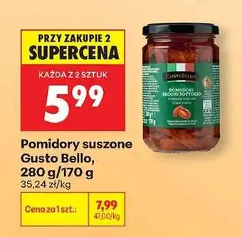 Biedronka Pomidory suszone Gusto Bello 280 g / 170 g oferta