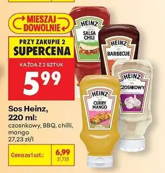 Biedronka Sos Heinz, 220 ml oferta