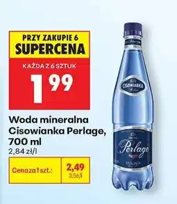 Biedronka Woda mineralna Cisowianka Perlage 700 ml oferta