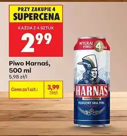 Biedronka PIWO HARNAŚ 500 ML oferta