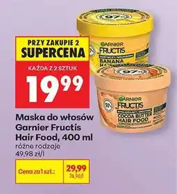 Biedronka Maska do włosów Garnier Fructis Hair Food, 400 ml oferta