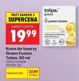 Biedronka Krem do twarzy Green Fusion Tołpa, 50 ml oferta
