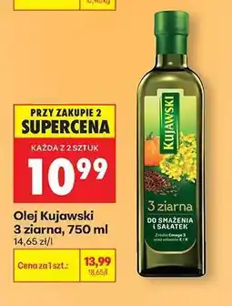 Biedronka Olej Kujawski 3 ziarna, 750 ml oferta