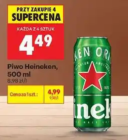 Biedronka Piwo Heineken 500 ml oferta