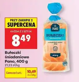Biedronka bułeczki śniadaniowe Pano , 400 g oferta