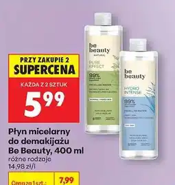 Biedronka Płyn micelarny do demakijażu Be Beauty, 400 ml oferta