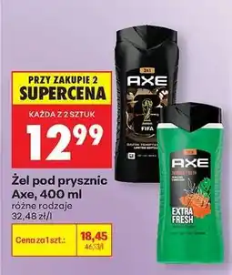 Biedronka Żel pod prysznic Axe, 400 ml oferta