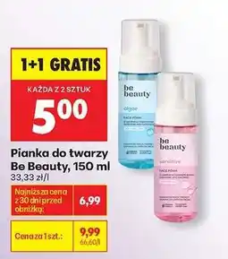 Biedronka Pianka do twarzy Be Beauty, 150 ml oferta