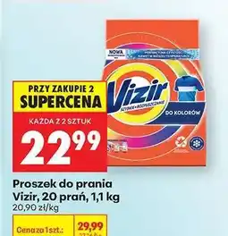 Biedronka Proszek do prania Vizir 20 prań 1,1 kg oferta