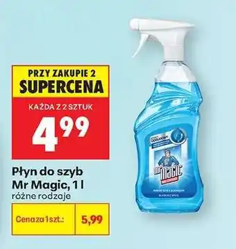 Biedronka Płyn do szyb Mr Magic, 1l oferta