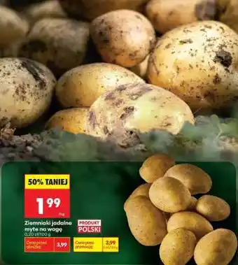 Biedronka Ziemniaki jadalne myte na wage oferta