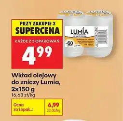 Biedronka Wkład olejowy do zniczy Lumia, 2x150 g oferta