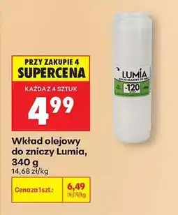 Biedronka Wkład olejowy do zniczy Lumia , 340 g oferta