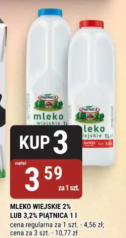 bi1 Mleko wiejskie 2% lub 3,2% piątnica oferta