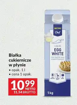 Makro Białka cukiernicze w płynie METRO Chef oferta