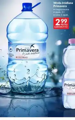 Makro Woda źródlana niegazowana Primavera oferta