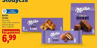 Lidl Ciastka Choco Brownie Milka oferta