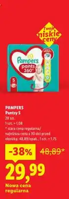 Lidl Pantsy Pampers 5 oferta
