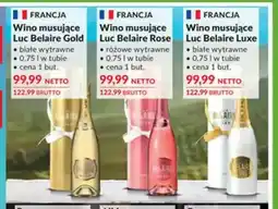 Makro Wino musujące Luc Belaire Gold białe wytrawne w tubie oferta