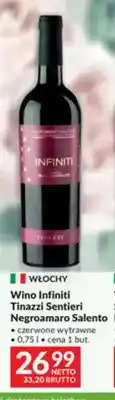 Makro Wino Infiniti Tinazzi Sentieri Negroamaro Salento czerwone wytrawne oferta