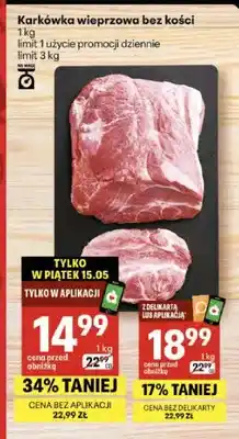 Delikatesy Centrum Karkówka wieprzowa bez kości oferta
