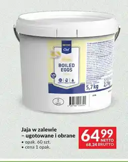 Makro Jaja w zalewie ugotowane i obrane METRO Chef oferta