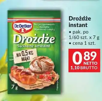 Makro Drożdże instant Dr.Oetker oferta