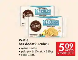 Makro Wafle kakaowe bez dodatku cukru Wawel oferta