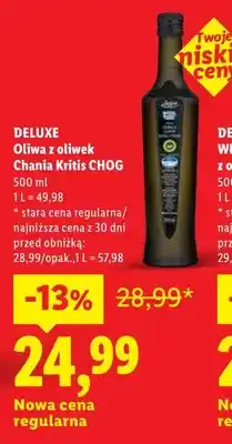 Lidl Oliwa z oliwek Chania Kritis CHOG Deluxe oferta