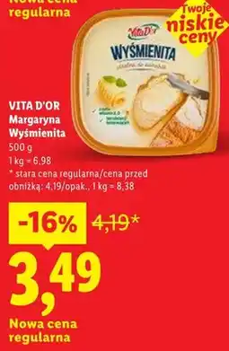 Lidl Margaryna Wyśmienita VITA D'OR oferta