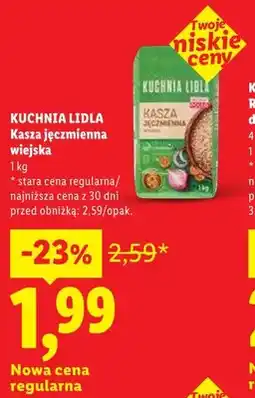 Lidl Kasza jęczmienna wiejska Kuchnia Lidla oferta