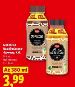 Lidl Napój mleczno-kawowy Latte Macchiato XXL MILBONA oferta