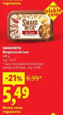Lidl Margaryna de Luxe SMAKOWITA oferta